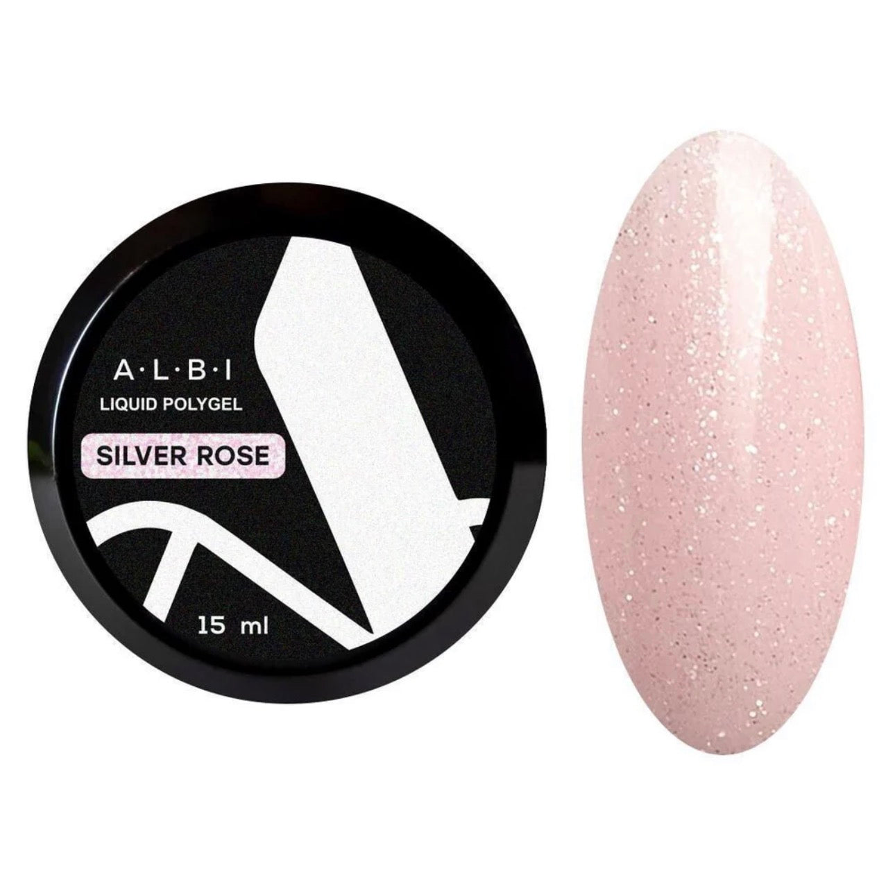 POLYGEL LIQUID ALBI SILVER ROSE